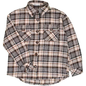 Kockás flanelblúz (140) lány