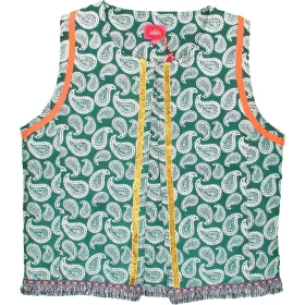 Kasmírmintás mellény (152) lány