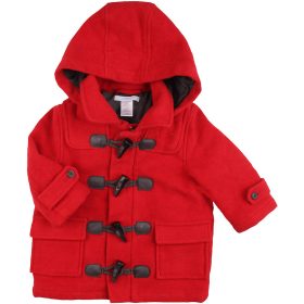 Piros szövetkabát (74-80) baba