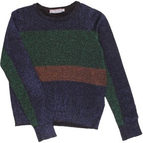 Csíkos pulóver (140) lány