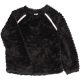 C&A Fekete szőrös pulóver (134-140)