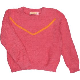 Tégla pulóver (116) kislány