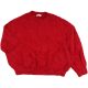 H&M Piros szőrös pulóver (158-164)