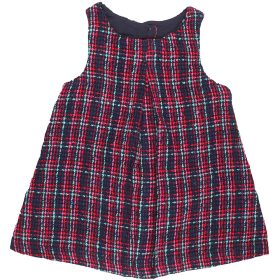 St Bernard Színesmintás szövetruha (80) baba