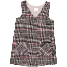 F&F Kockás szövetruha (104) kislány