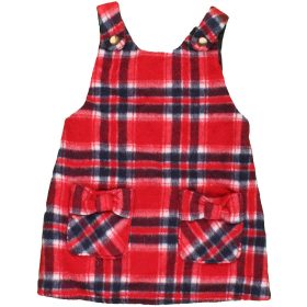 St Bernard Kockás szövetruha (80) baba