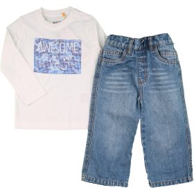 Törtfehér-farmer szett (80) baba