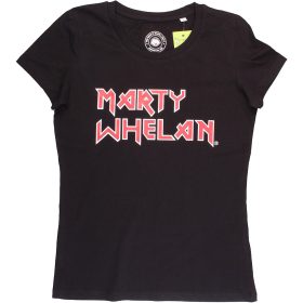 Feliratos fekete póló (S)  férfi