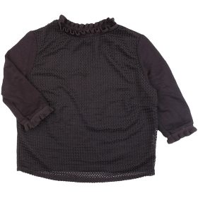 Zara Fodros fekete felső (S)  női