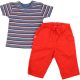 Csíkos-piros szett (68) baba