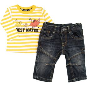 Csíkos-farmer szett (68) baba