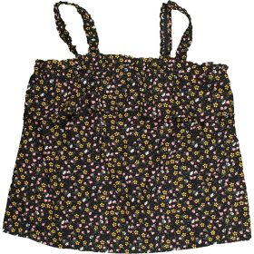 Primark Virágos fekete felső (158) tini lány