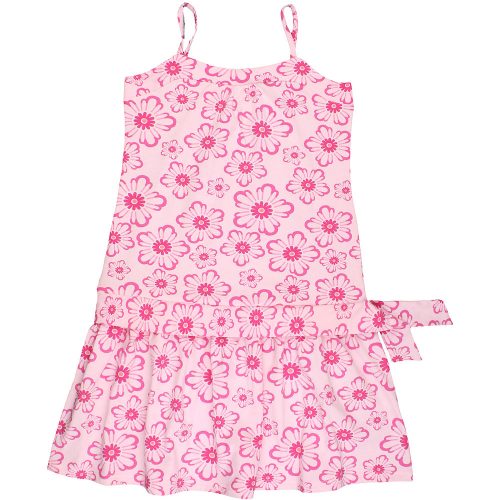 Matalan Virágos rózsaszín ruha (122) kislány