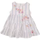 Gymboree Hímzett csíkos ruha (68) baba