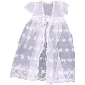 Fehér organza ruha (74-80) baba