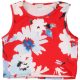 River Island Virágos piros felső (140) lány