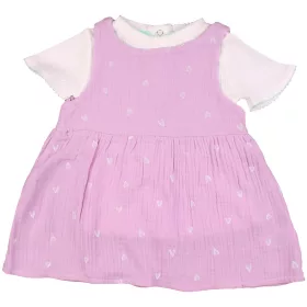 Lila-törtfehér szett (62) baba