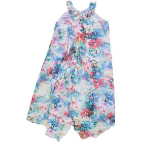 Next Színesmintás ruha (128) kislány