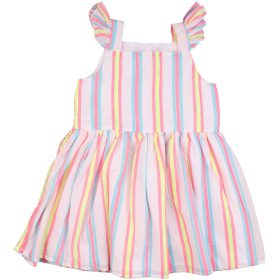 Csíkos ruha (92-98) kislány