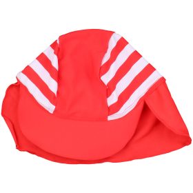 Piros-fehér strandsapka (6-12 hó) baba