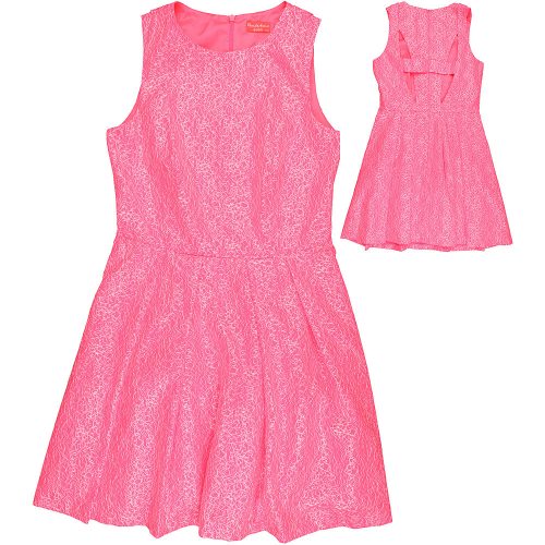 Ezüstmintás pink ruha (8/34)  női