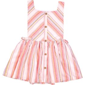 F&F Csíkos ruha (92) kislány