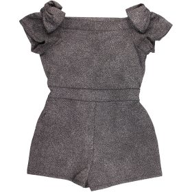 River Island Ezüstpöttyös playsuit (128) kislány