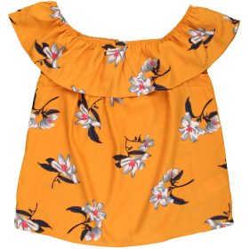 Primark Virágos mustár felső (158) tini lány