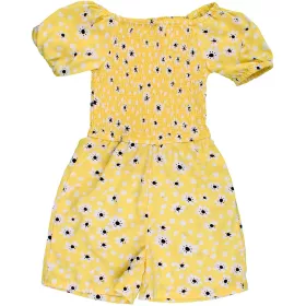 Pep&Co Virágos sárga playsuit (122) kislány