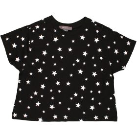 Primark Csillagos fekete felső (32/34)  női