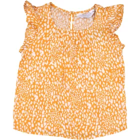 Primark Mintás mustár felső (104) kislány