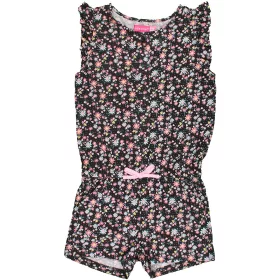 Lily & Dan Virágos fekete playsuit (116) kislány