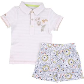 Törtfehér-mintás szett (68) baba