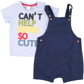 Feliratos-kék szett  (68) baba