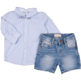 Kockás-farmerkék szett (68) baba