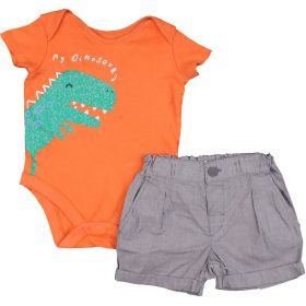 Narancs-szürke szett (68-74) baba