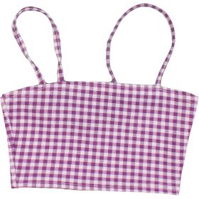 Lila kockás top (30) női