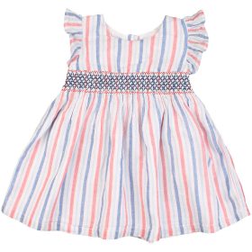 Matalan Hímzett-csíkos ruha (74) baba