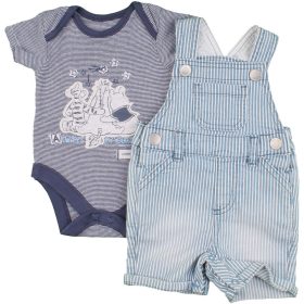 Kék-csíkos szett (62) baba