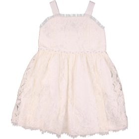 River Island Csipkés törtfehér ruha (104) kislány