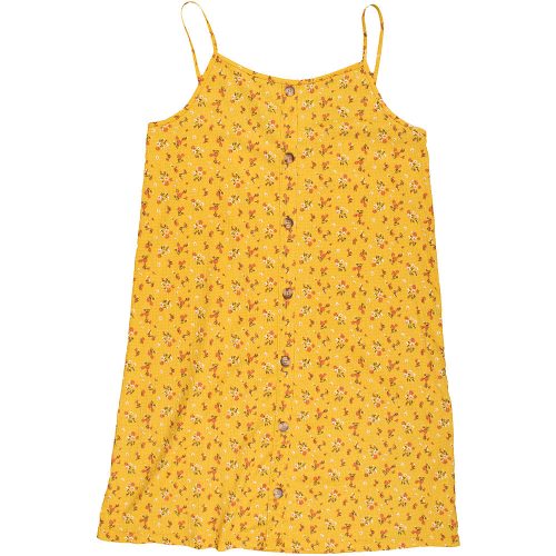 Primark Virágos mustár ruha (164) tini lány