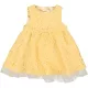 F&F Sárga csipkeruha (68) baba