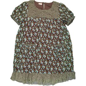 Virágos sifon ruha (158-164) tini lány