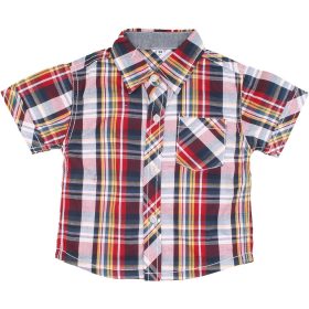 Bordókockás ing (86) baba