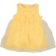F&F Pöttyös sárga ruha (74) baba
