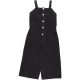 Fekete farmer jumpsuit (134) lány