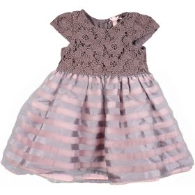 St Bernard Virágos szürke ruha (80) baba