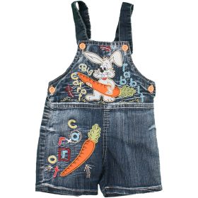 Nyuszis farmerkék rövidnadrág (68) baba