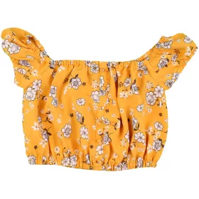 New Look Virágos mustár felső (140) lány