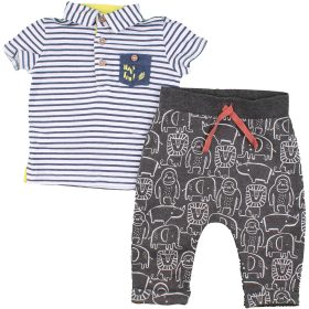 Csíkos-állatos szett (68) baba